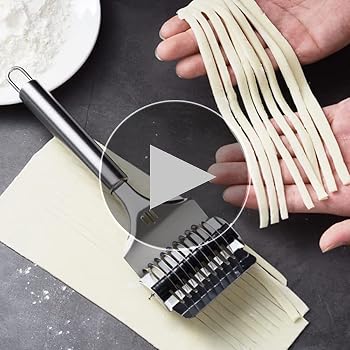 SY  Amazon.com: Stainless Steel Noodle Cutter and Lattice Roller